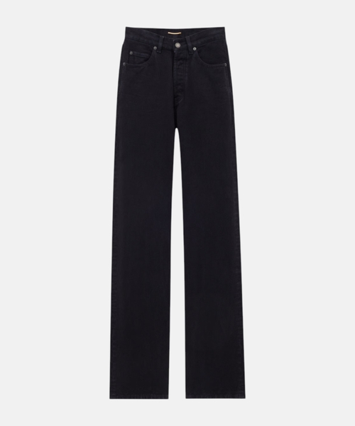 Uzun bol biçimli denim şalvar