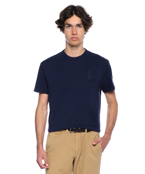 Big Pony naxışlı pambıq T-shirt