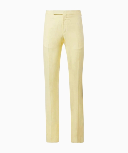 Silk and linen trousers