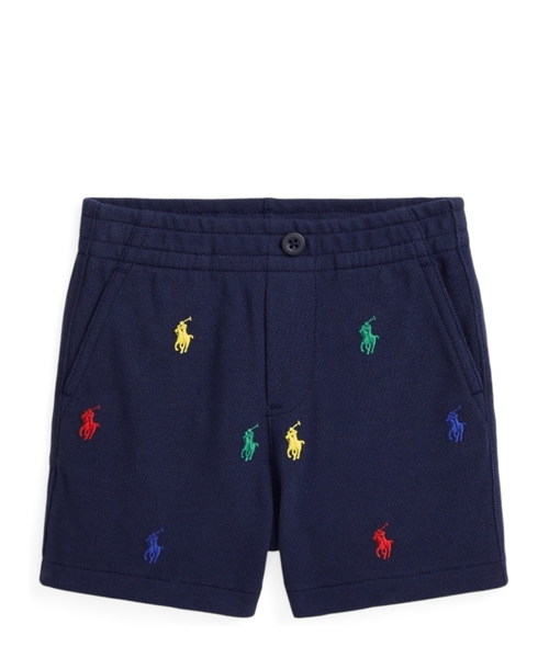 Pony Polo logo cotton shorts