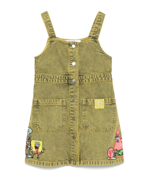 Stella McCartney Kids x SpongeBob SquarePants Yellow Denim Dress