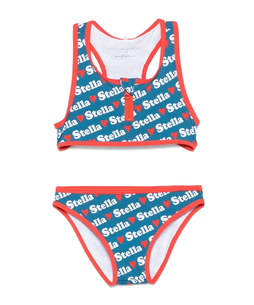 Logo-print bikini