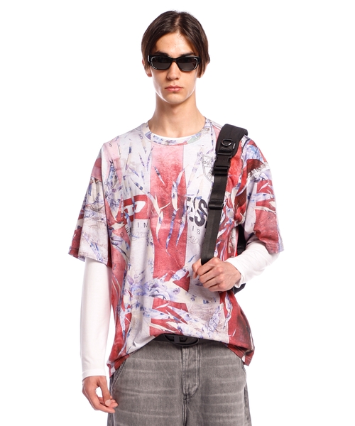 Cotton T-shirt with print