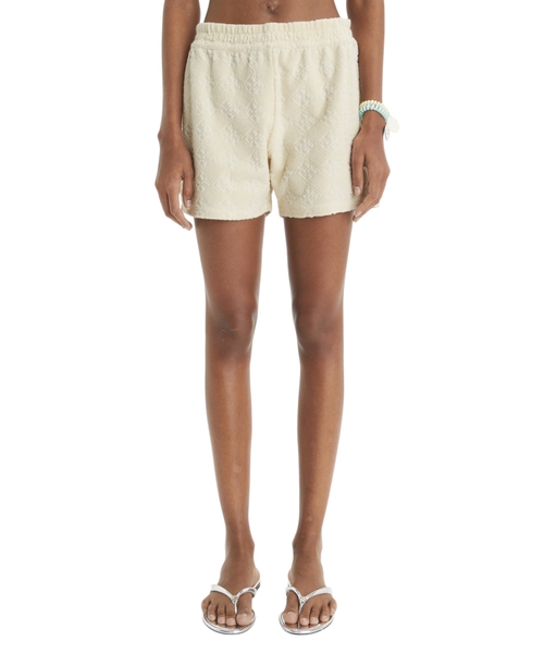 Terry jacquard logo shorts