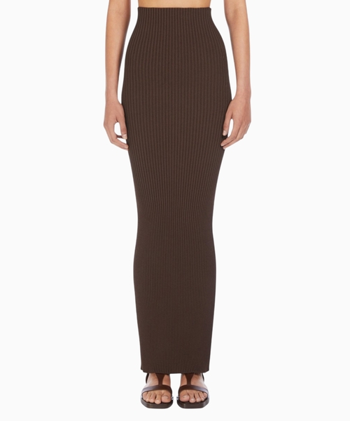 Aprile long viscose yarn skirt