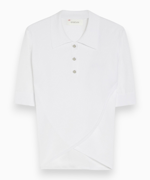 Cotton crossover top