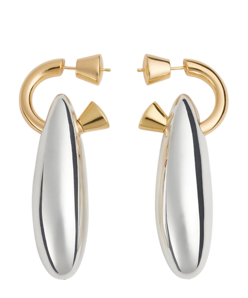 Gold Blue Yin Yang earring | Emporium