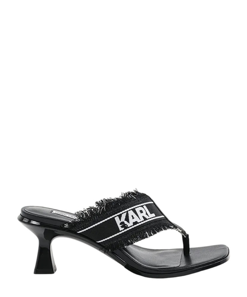 Panache II Denim heeled sandals