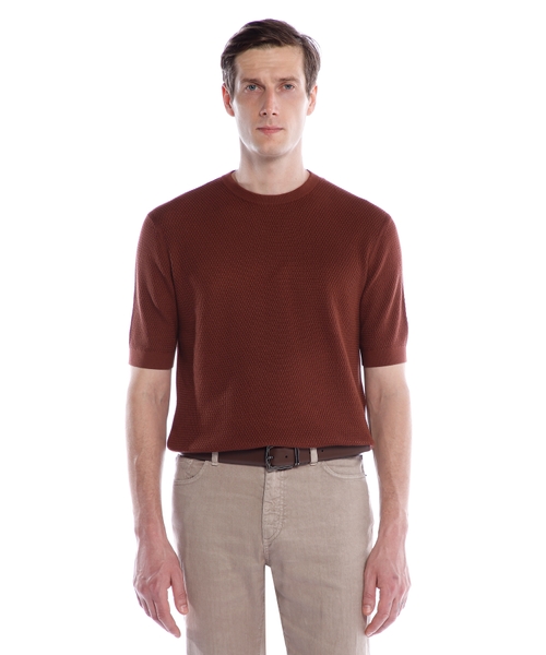 Round neck T-shirt with short sleeves | Emporium