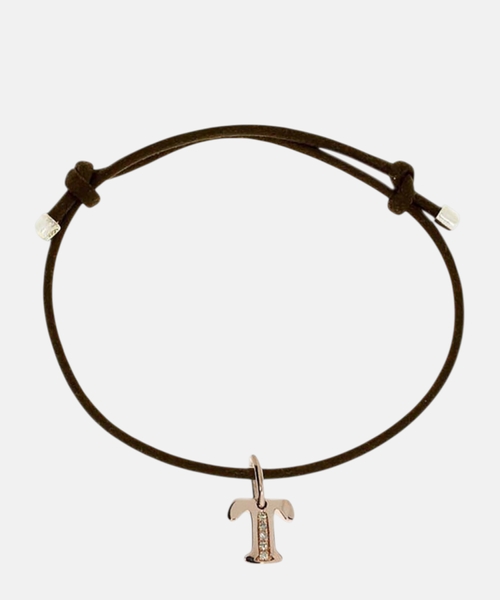 My First T charm bracelet