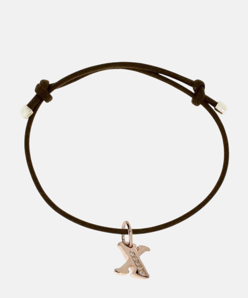 My First X charm bracelet
