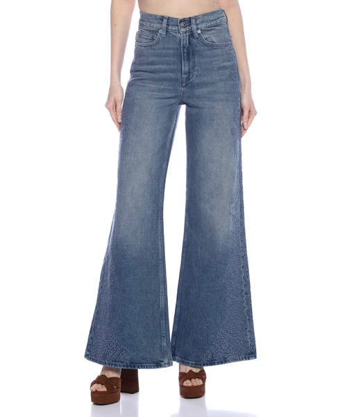 Джинсы с вышивкой