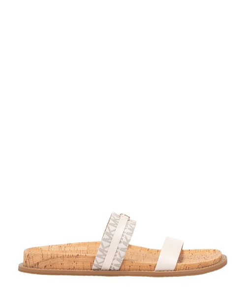 Mandy signature logo flat sandal