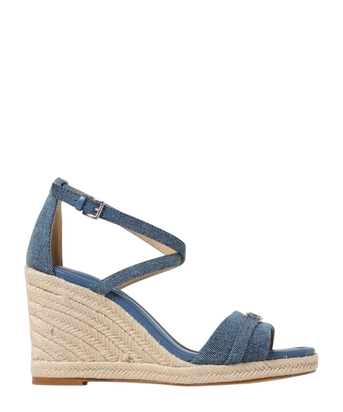 Mandy platformalı denim səndəl