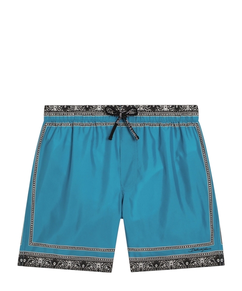 Swim trunks with print