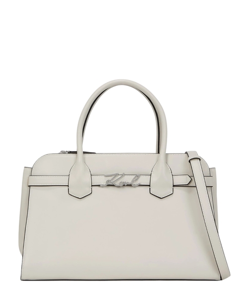 K/Signature top-handle bag