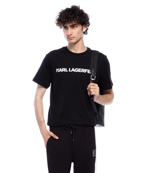 Хлопковая футболка с принтом логотипа