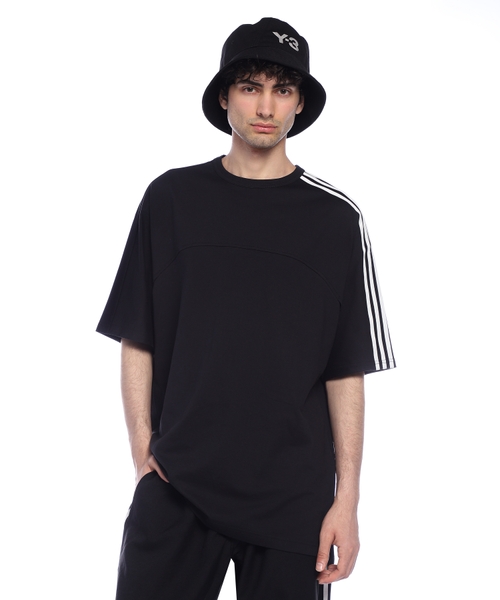 Üç zolaqlı cersi pambıqdan T-shirt