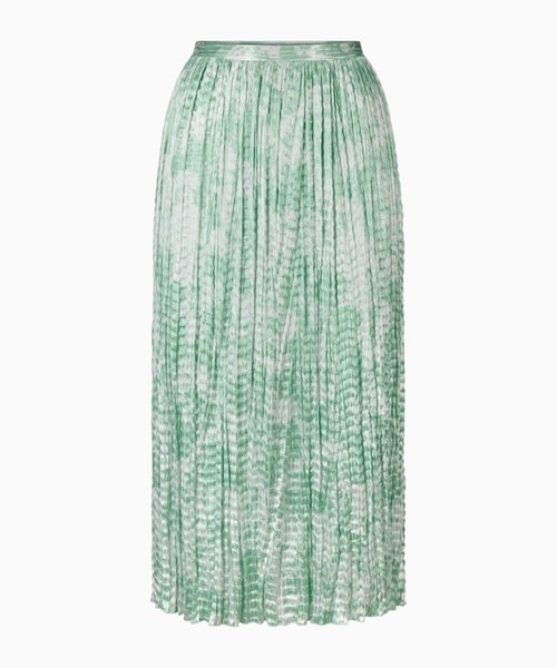 Vavaria pleated midi skirt
