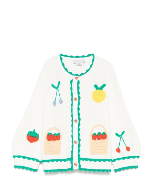 Хлопковый кардиган с вышивкой