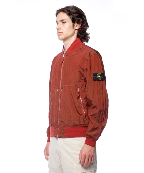 ジャケット・アウター argue COTTON NYLON BALLOON FOODIE Nylon Metal Watro-TC ECONYL® bomber jacket | Emporium