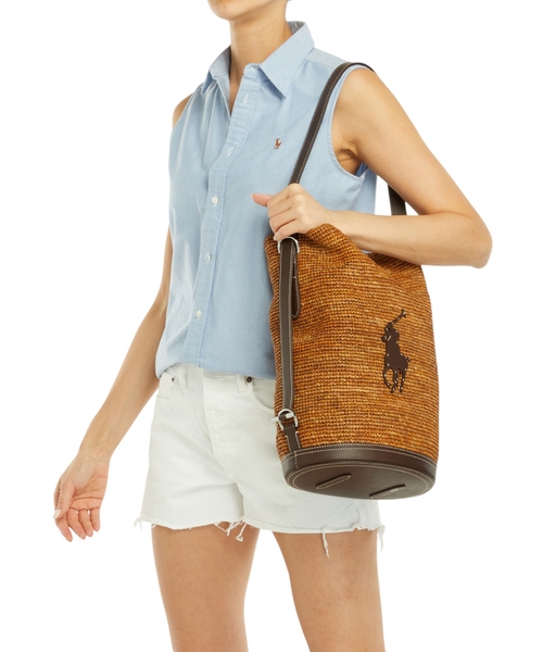 セール！Ralph Lauren Canvas Bellport Bucket Bag Polo Ralph Lauren Bellport Flannel Sling Bucket Bag | Saks