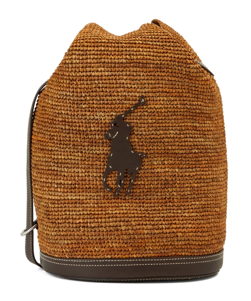 Pony Raffia Bellport bucket bag | Emporium