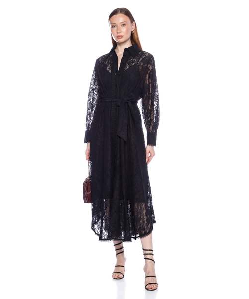 Dawning Tuck Midi Dress