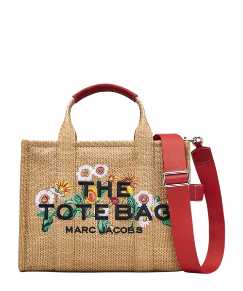 The Daisy Woven Medium Tote Bag tote çanta