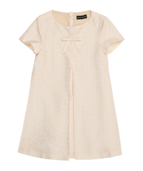 Платье с микровышивкой орла по всей поверхности