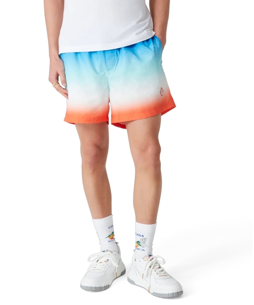 Jacquard gradient swim shorts