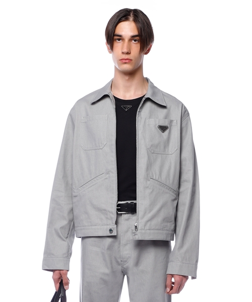 Denim blouson jacket | Emporium