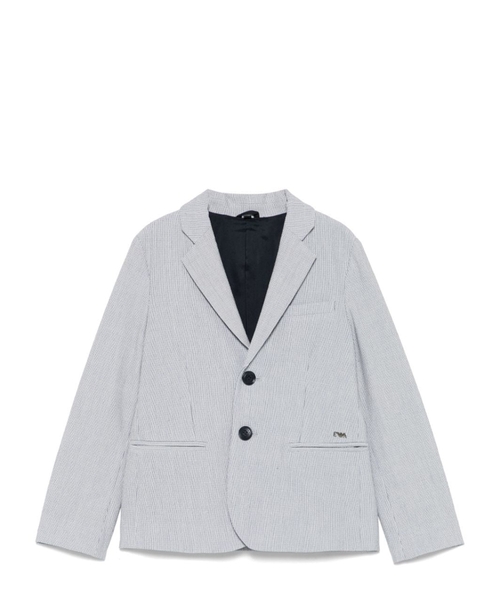 Logo detail blazer