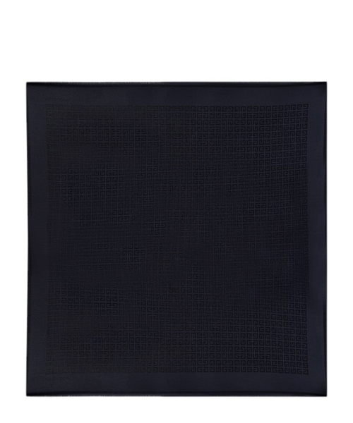 Шёлковый и шерстяной шарф с узором