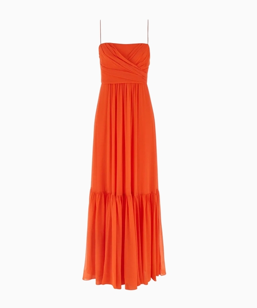 Pioppo silk maxi dress