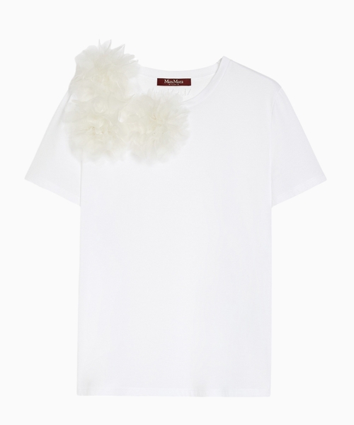 SUGHERO naxışlı cersi T-shirt