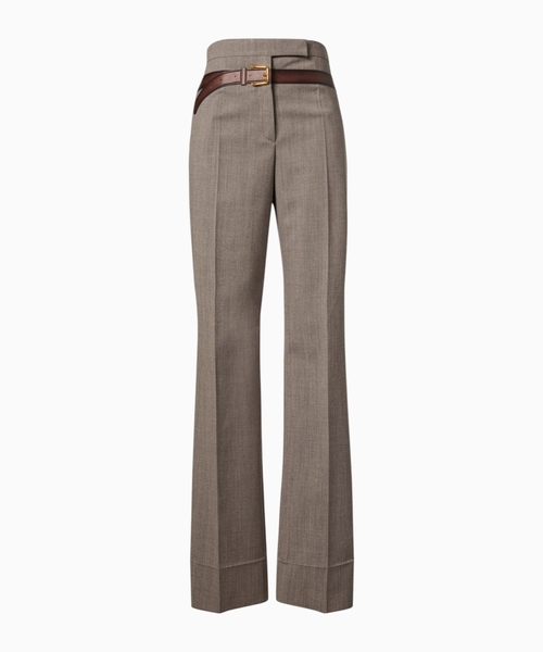 Belted trousers