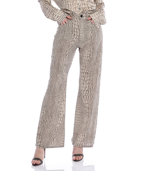 Брюки с принтом