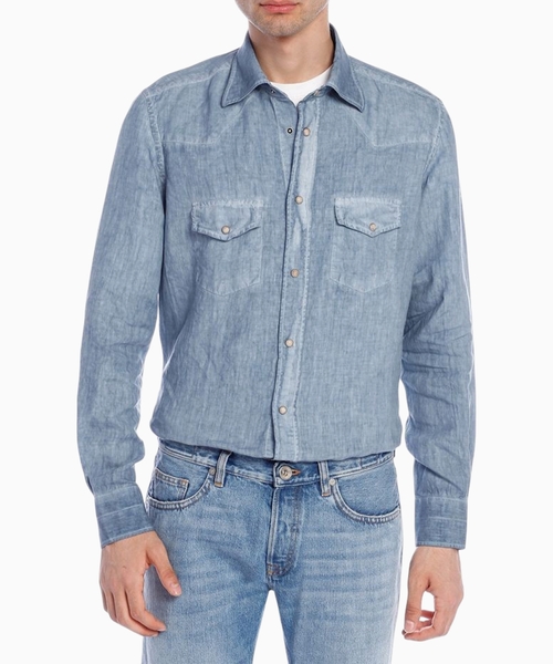 Denim cotton shirt