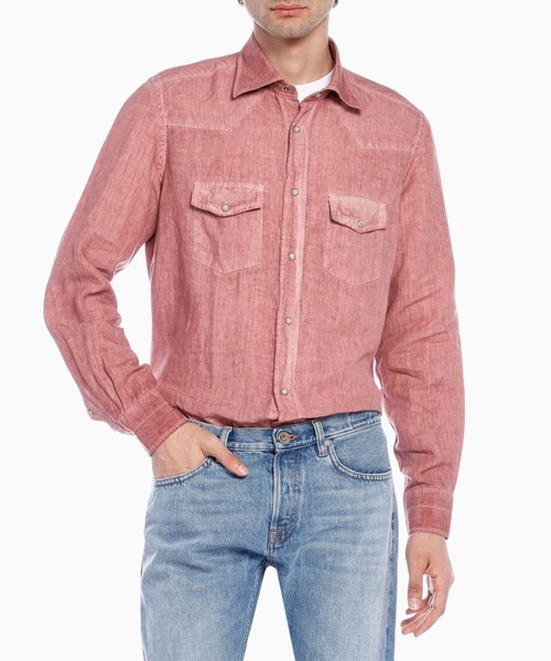 Denim cotton shirt