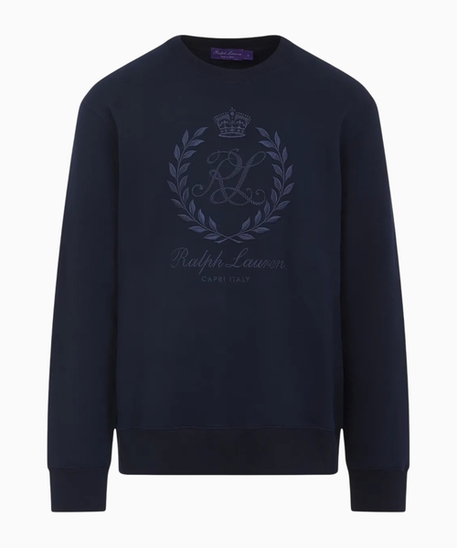 Embroidered-logo sweatshirt