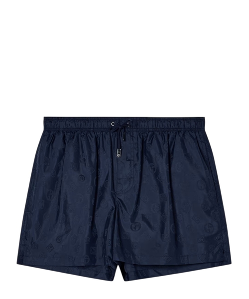 Monogram swim trunks