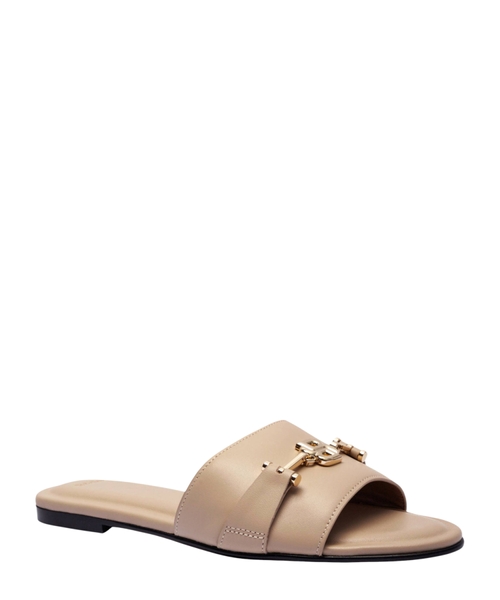 Loqo detallı dəri səndəl