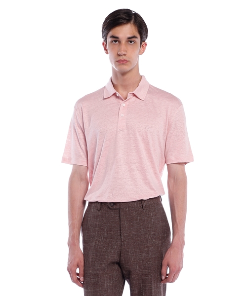 Поло BECKHAM x BOSS из льна