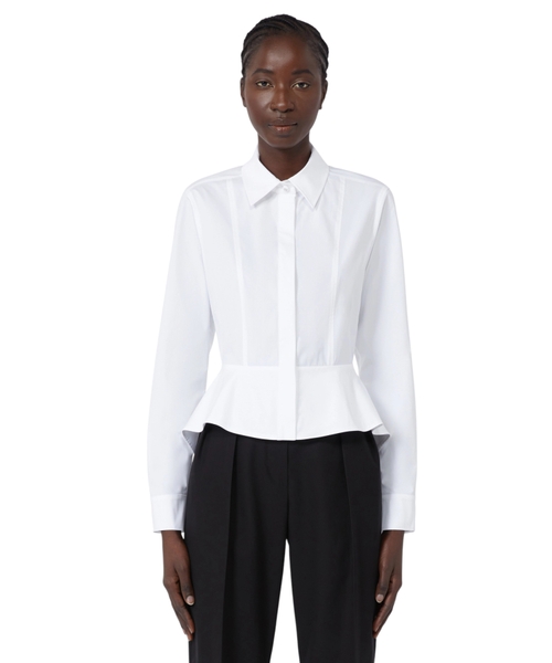 Хлопковая рубашка из поплина