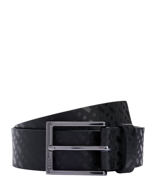 Ремень из итальянской кожи с монограммой