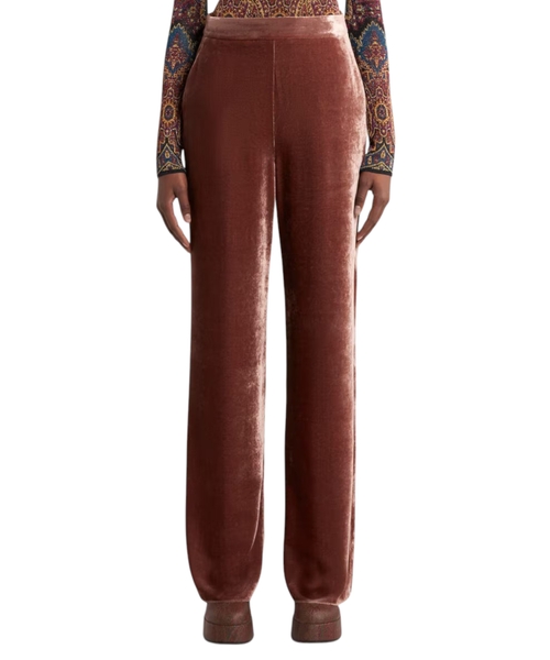 パンツ ERMANNO SCERVINO silk buggy slacks Snake print silk pants | Emporium