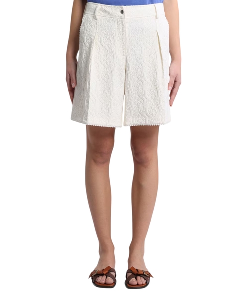 Paisley jacquard bermuda shorts