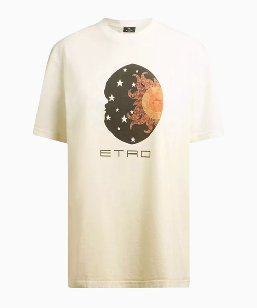 Printed cotton T-shirt