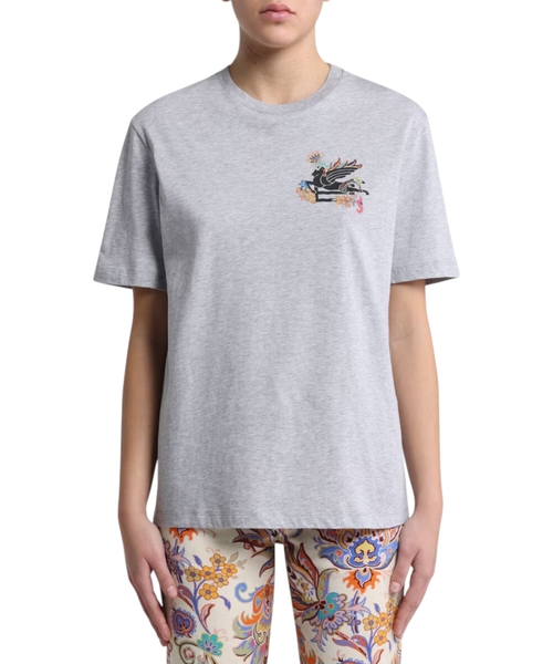 Хлопковая футболка с логотипом